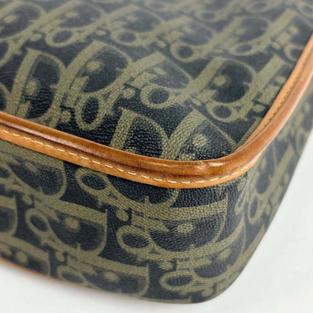Christian Dior Trotter Pattern Shoulder Bag, Logo Print, Coated Canvas, Black... - Picture 3 of 9